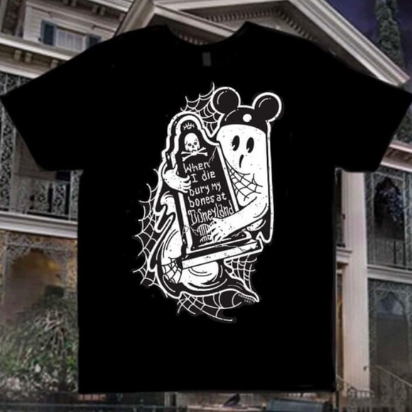 Other - johnny vampotna mickey ears ghost spooky disneyland halloween graphic tee S